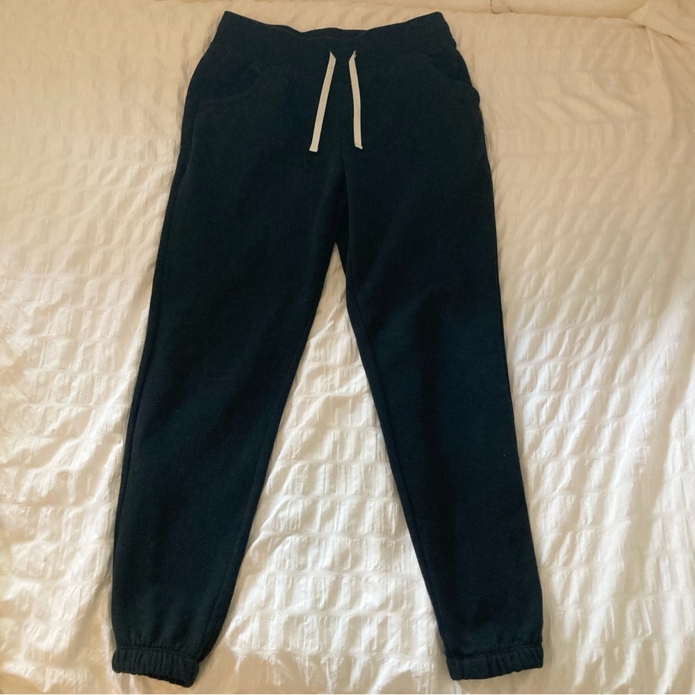 Girls Black Joggers with Reinforced Knee